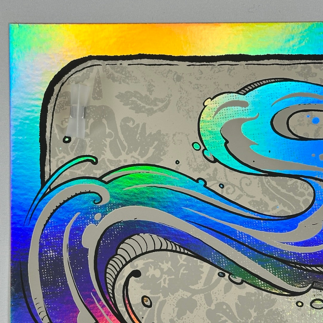 The Avett Brothers - 2022 - Boise, ID - Rainbow Foil Poster by 1000styles