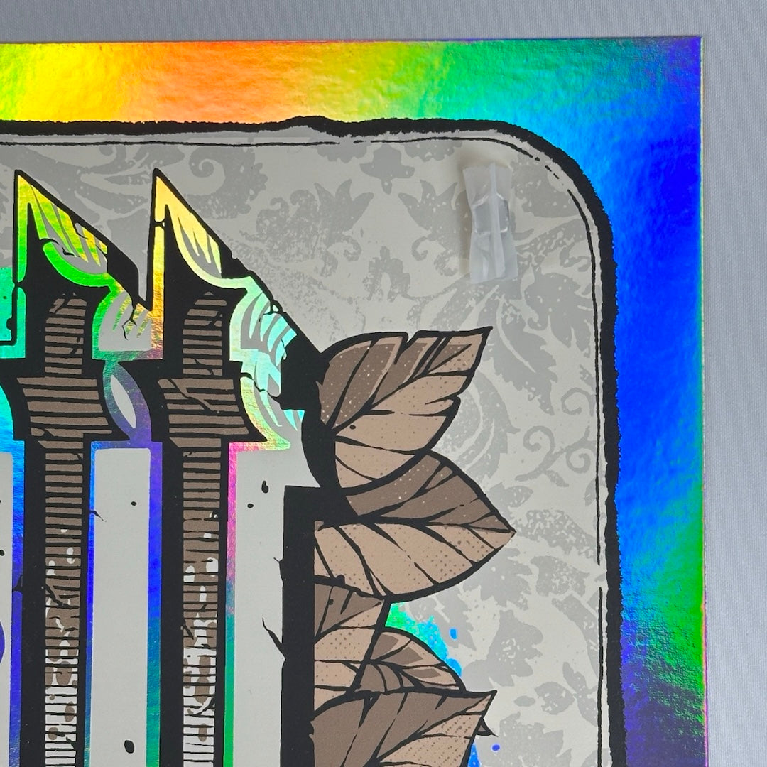 The Avett Brothers - 2022 - Boise, ID - Rainbow Foil Poster by 1000styles