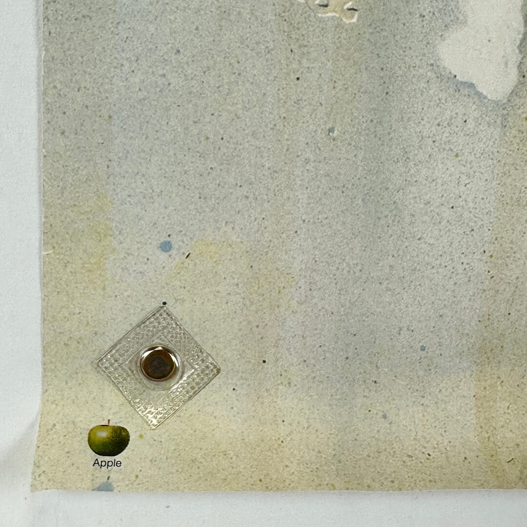 Bottom left corner of poster in good condition, some wear to left edge.