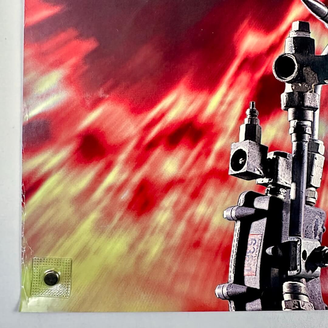 Bottom left corner of poster with edge wear but no damage to face.