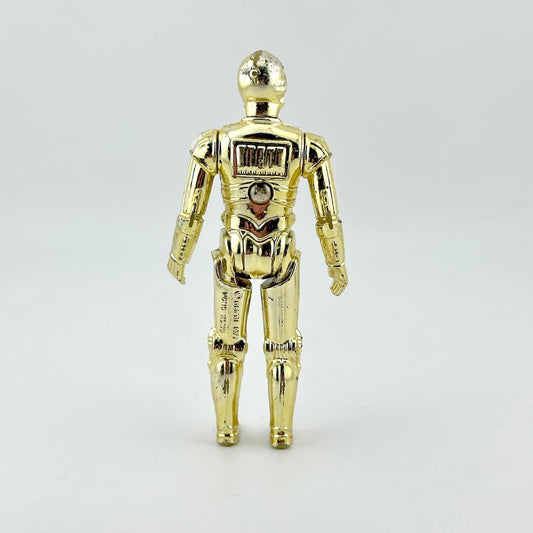 Gold robot figure on a white background