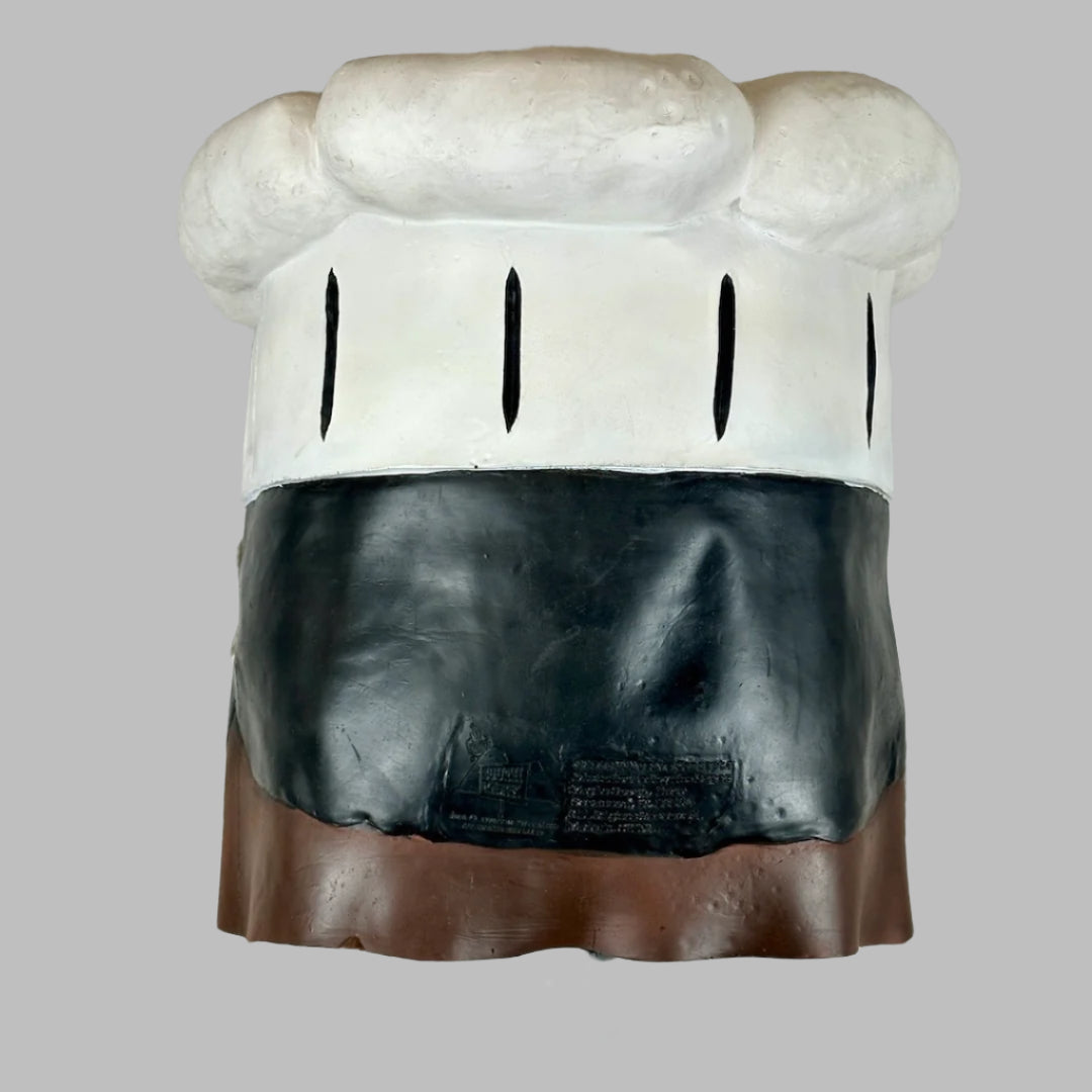 Back of mask to show no damage and opening for wear with copyright information.