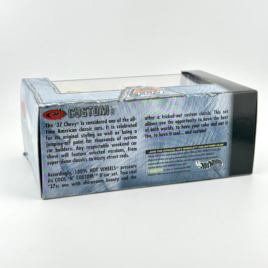 A boxed Hot Wheels Custom collector set in its original retail packaging.