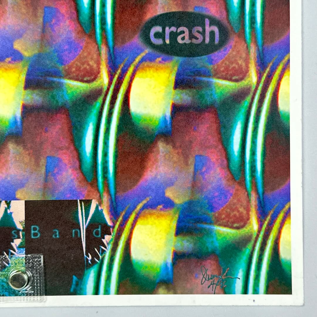 Colorful promo poster for "crash"