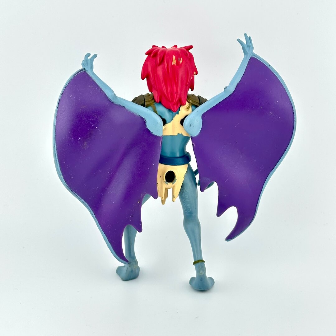 Action figure of winged gargoyle character from Disney show on white background.