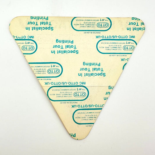 Backside of sticker to show intact backing and pristine condition.