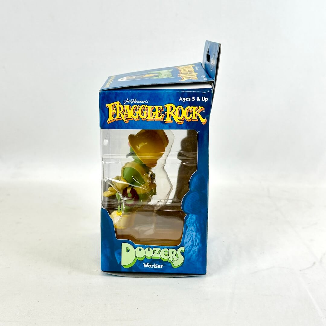 Fraggle Rock Doozers Worker toy figure in packaging on a white background