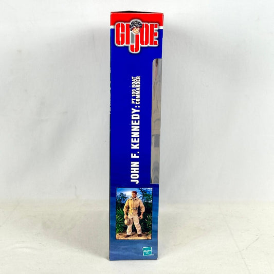G.I. Joe John F. Kennedy action figure packaging on a white background
