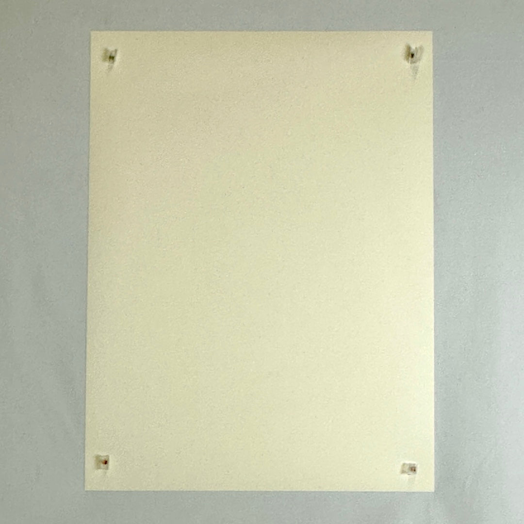 Off white blank poster backing