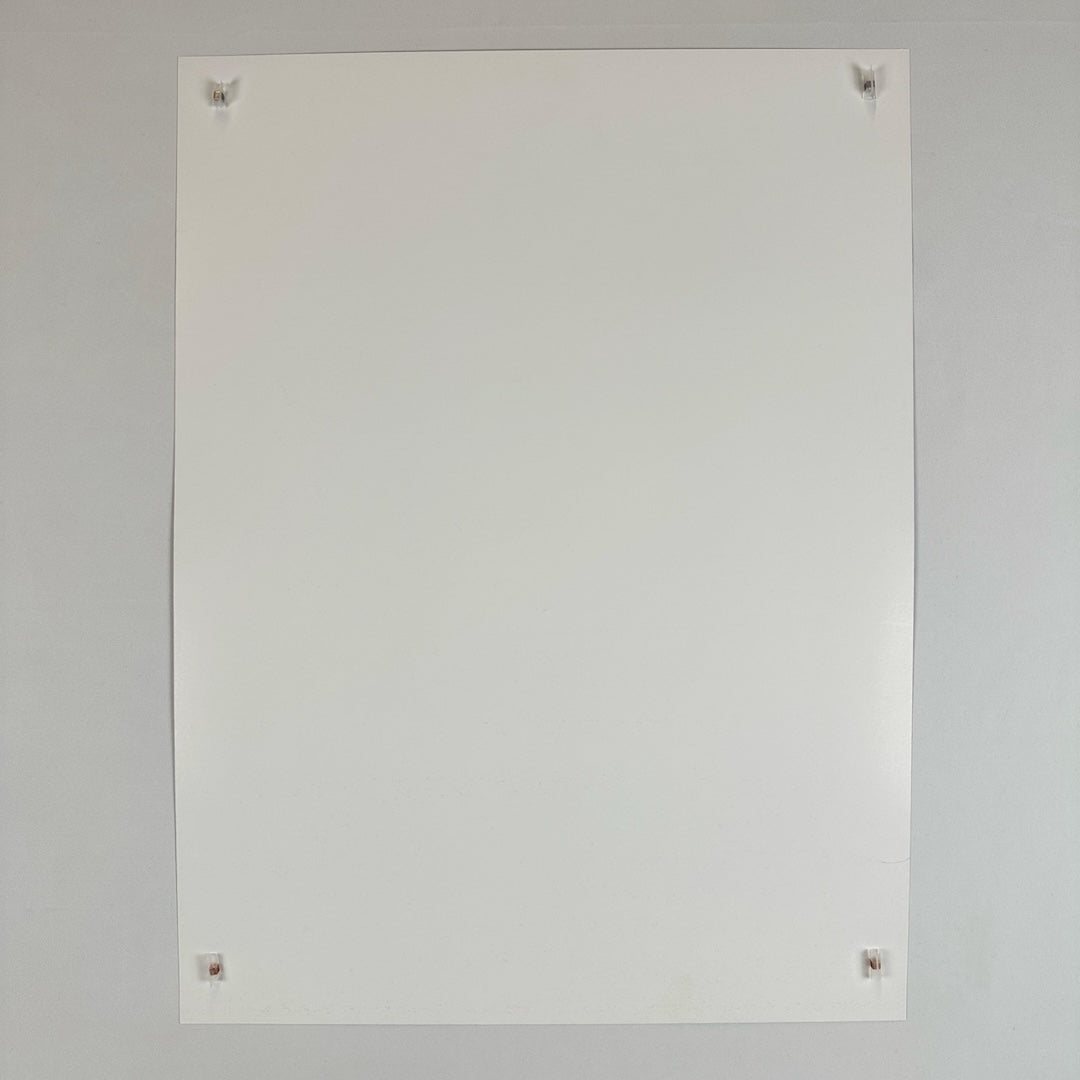 Reverse side of poster showing no damage or scuffs for condition proof.