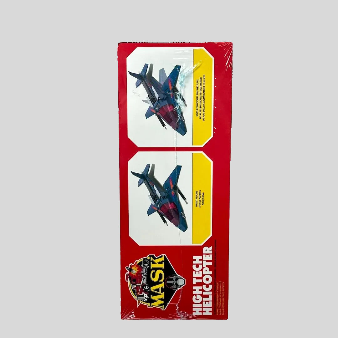 Toy packaging with "MASK" branding against gray background.