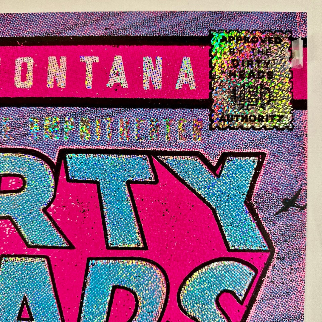 Dirty Heads - 2023 - Bonner, MT - Glitter Foil AP by Twin Home Prints
