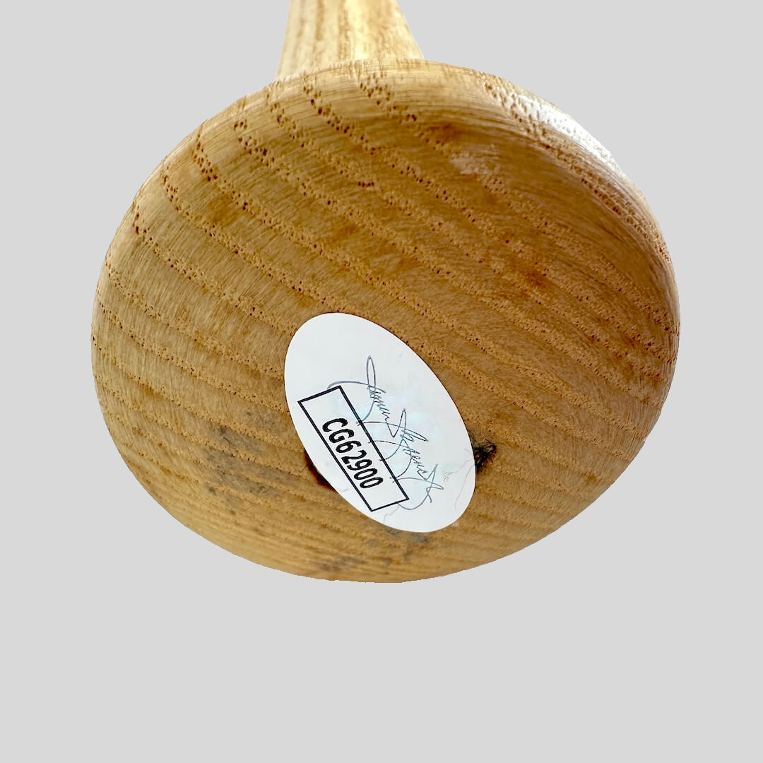 Baseball bat knob with JSA authentication sticker number "CG62900"