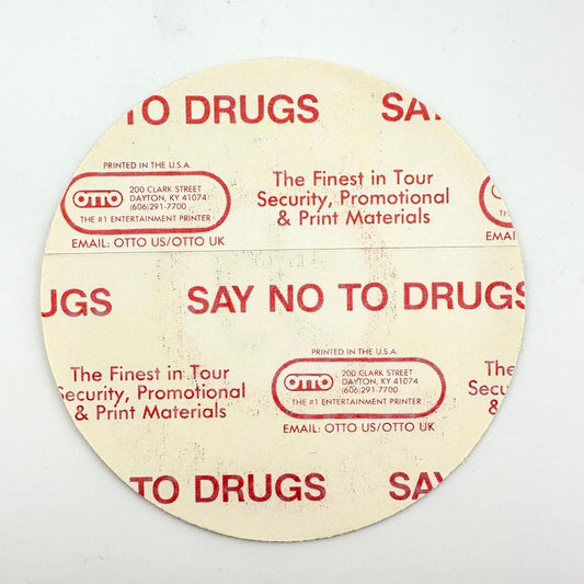 Backside of sticker to show intact backing and pristine condition.
