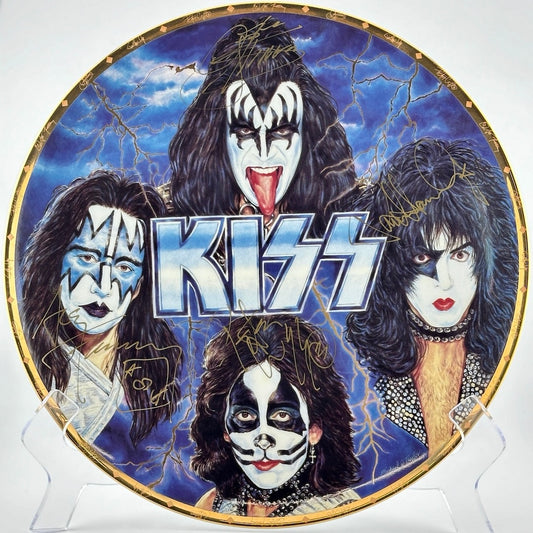 KISS SIGNED - 1997 - Gartlan Plate JSA