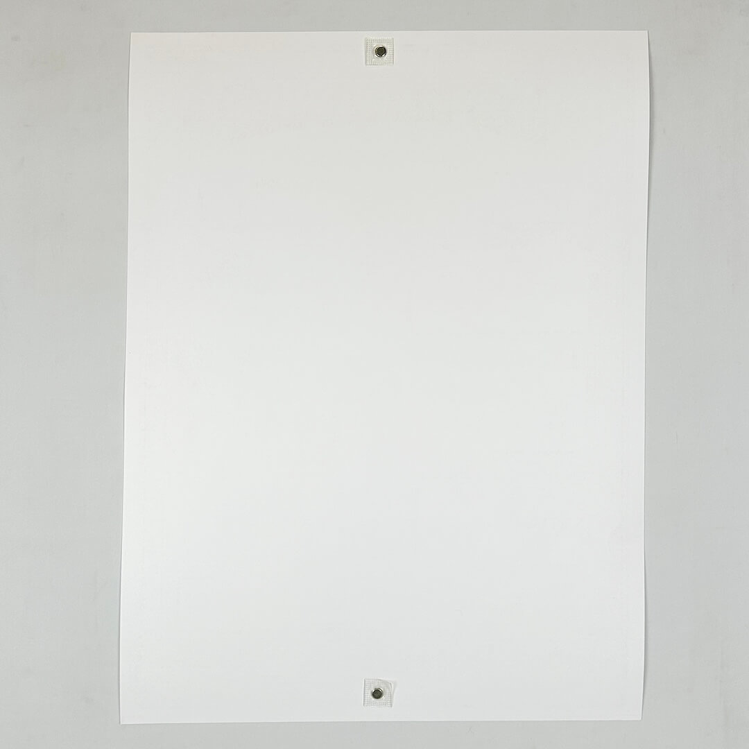 Backside of poster to show pristine condition.