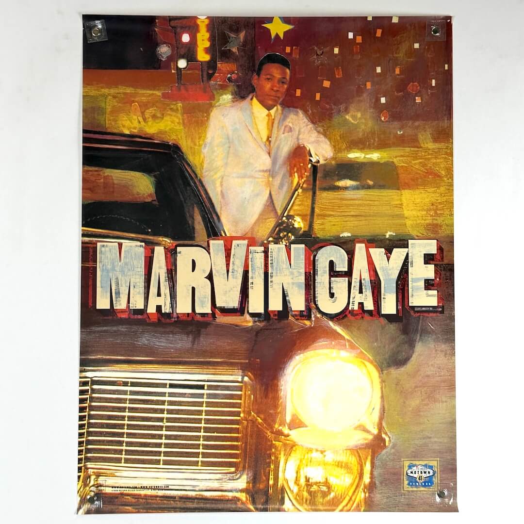 Various Untitled 国内プロモ 非売品 Marvin Gaye Marvin Gaye | 1998 | Record Store Promo Poster |Rockin Rudy's Attic