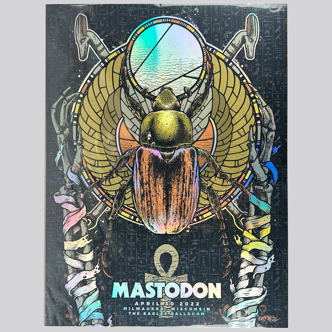 Mastodon - 2022 - Milwaukee, WI - Rainbow Foil by 1000styles