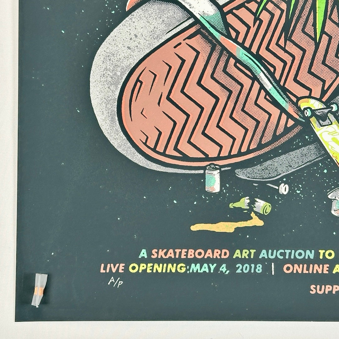 On Deck 11 Skateboard Art Auction - 2018 - Poster by Twin Home Prints