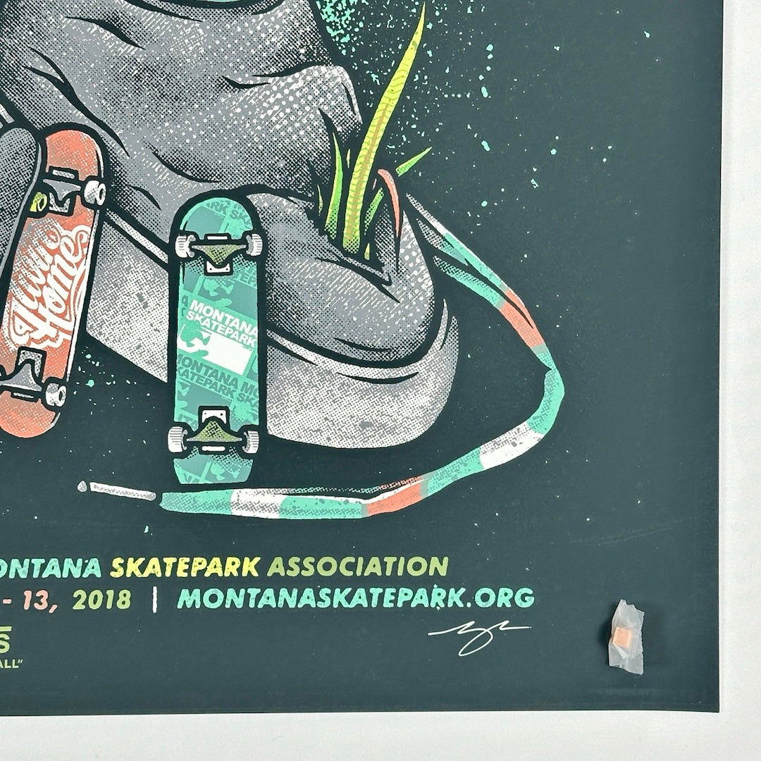 On Deck 11 Skateboard Art Auction - 2018 - Poster by Twin Home Prints