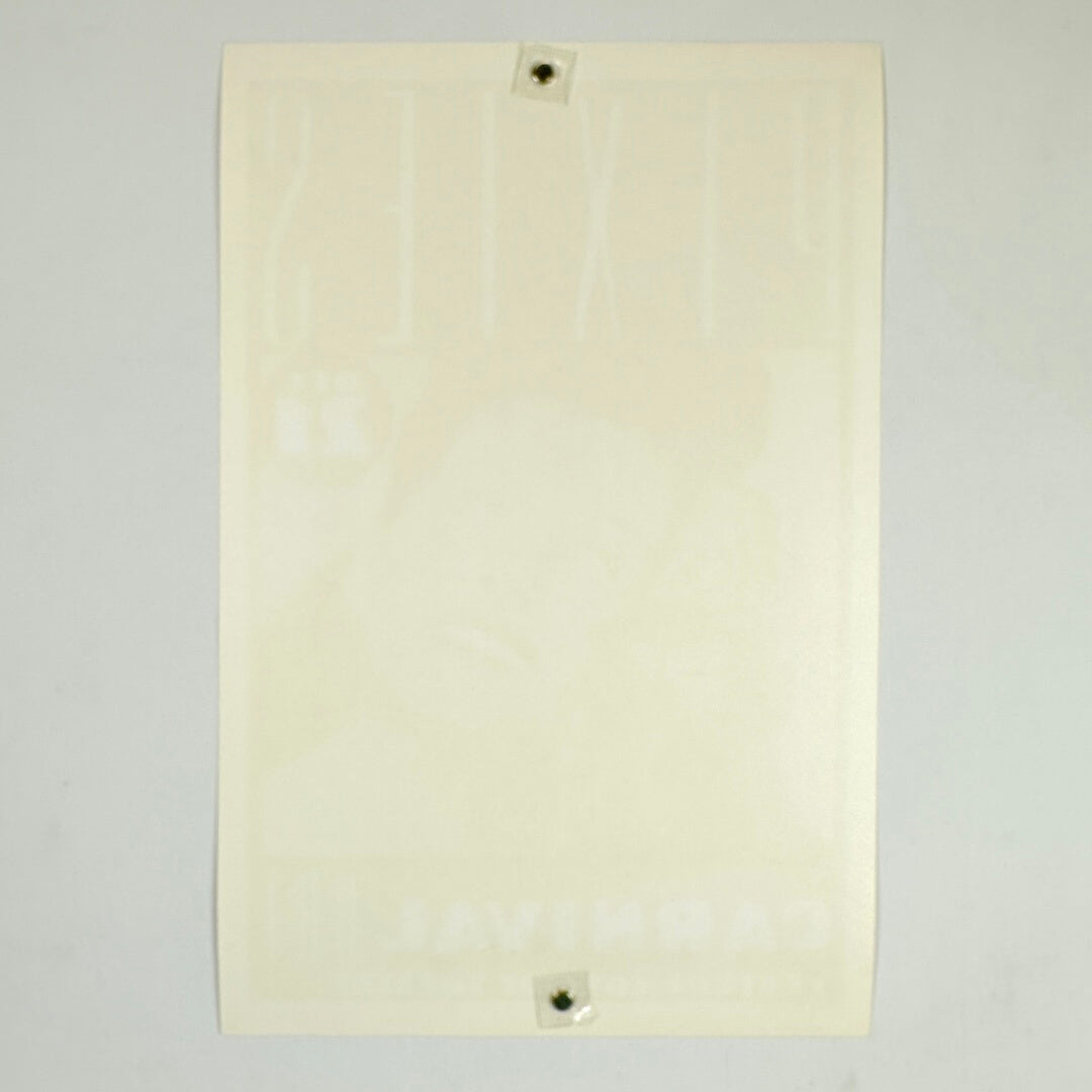 Backside of posters showing no damage and pristine condition. Ghost image of front is visible.