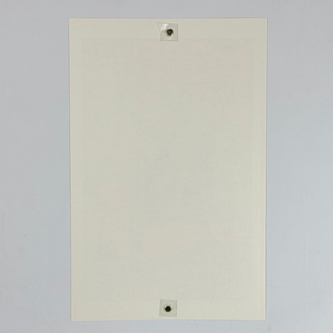 Backside of poster showing pristine condition with zero damage.