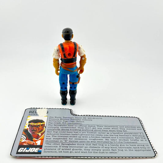 G.I. Joe action figure with character card on a white background