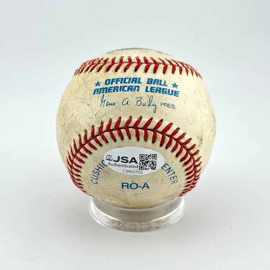 Rickey Henderson Signed Baseball - JSA
