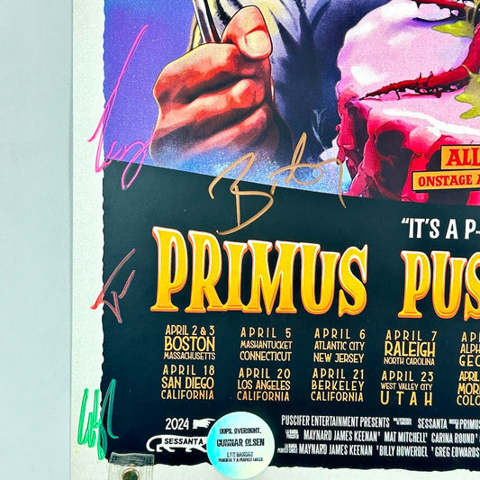 Sessanta - 2024 - Signed Tour Poster by Zombie Yeti & Zoltron