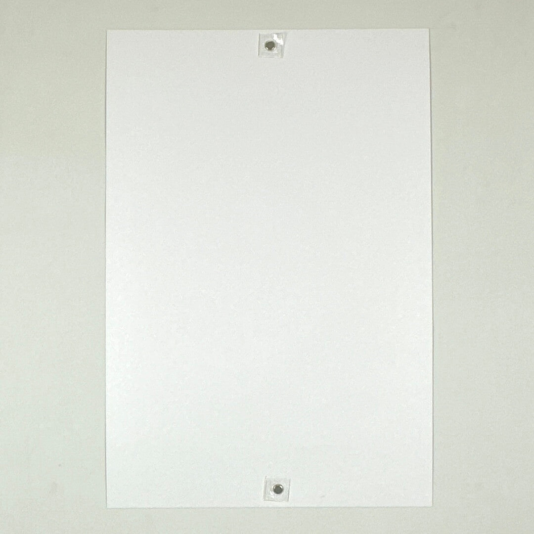 Backside of poster to show pristine condition and lack of damage.