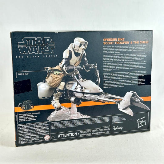 Star Wars toy packaging box, showing the back of the box with product details.