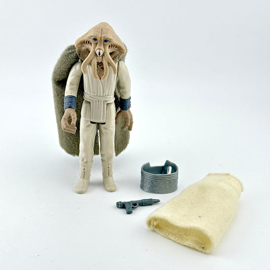 Sci-fi franchise action figure with accessories against white background.