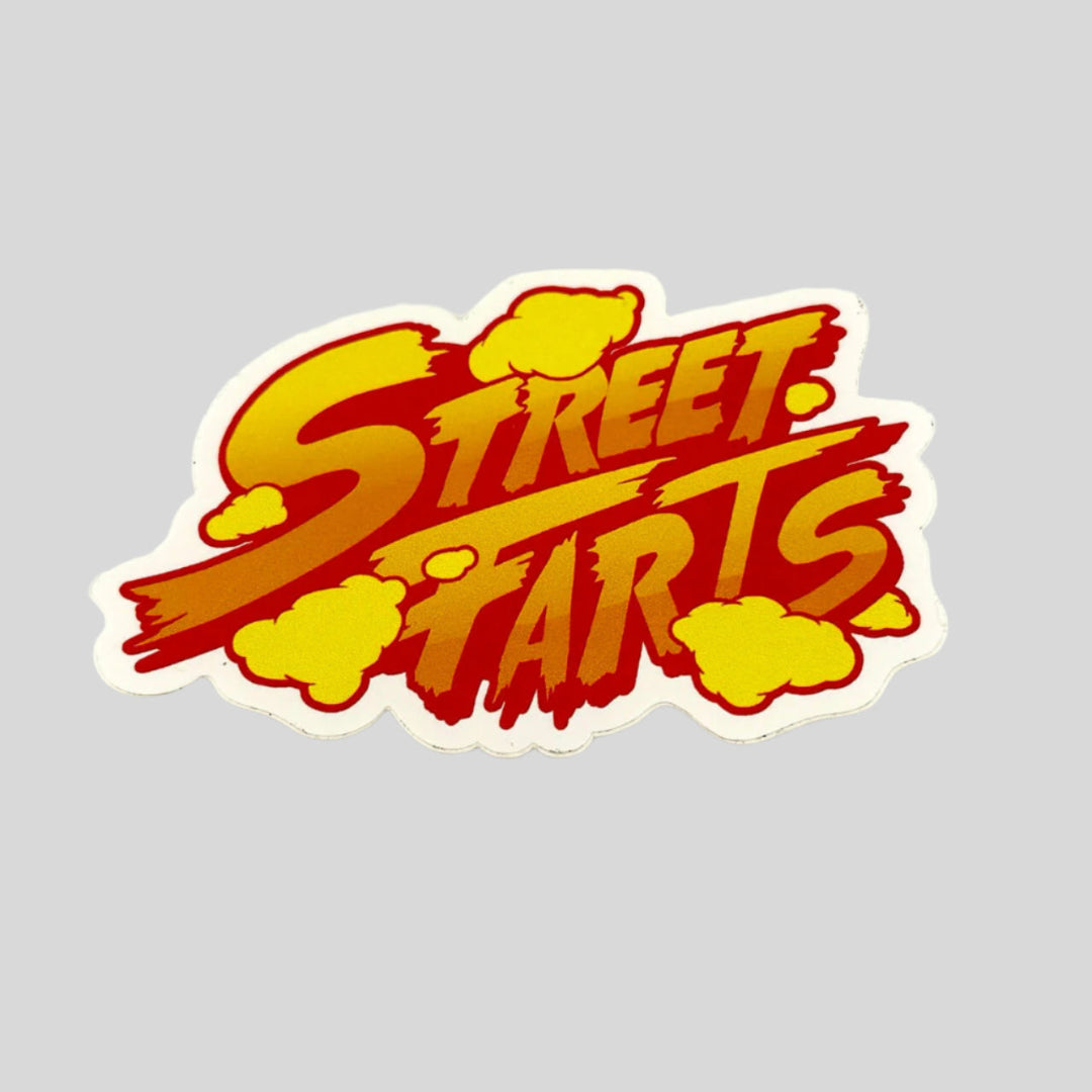 Mortal Kombat logo parody reading, "Street Farts."