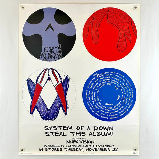System of a Down - 2002 - Record Store Promo Poster