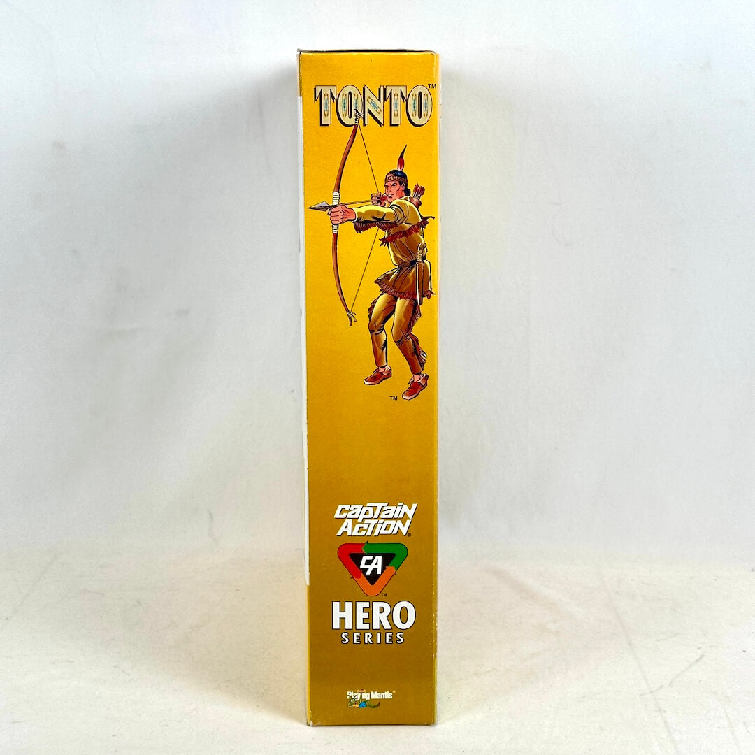 Box for a Captain Action Hero Series figure of Tonto on a white background
