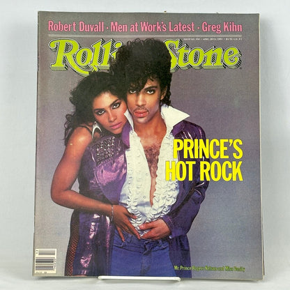 Vintage Rolling Stone Magazine with Prince and woman on the cover. 