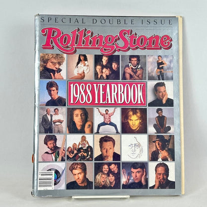 A vintage Rolling Stone 1988 Yearbook magazine, special double issue.