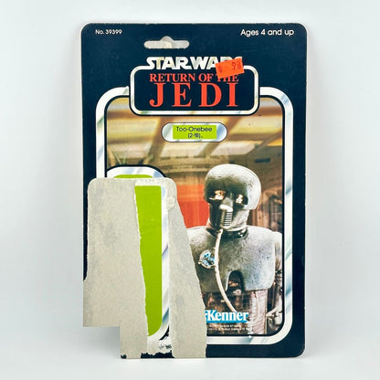 Vintage Star Wars action figure packaging with character on a white background
