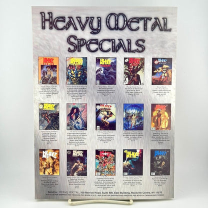 Back cover of magazine with advertisement for previous issues with miniature images of covers. 