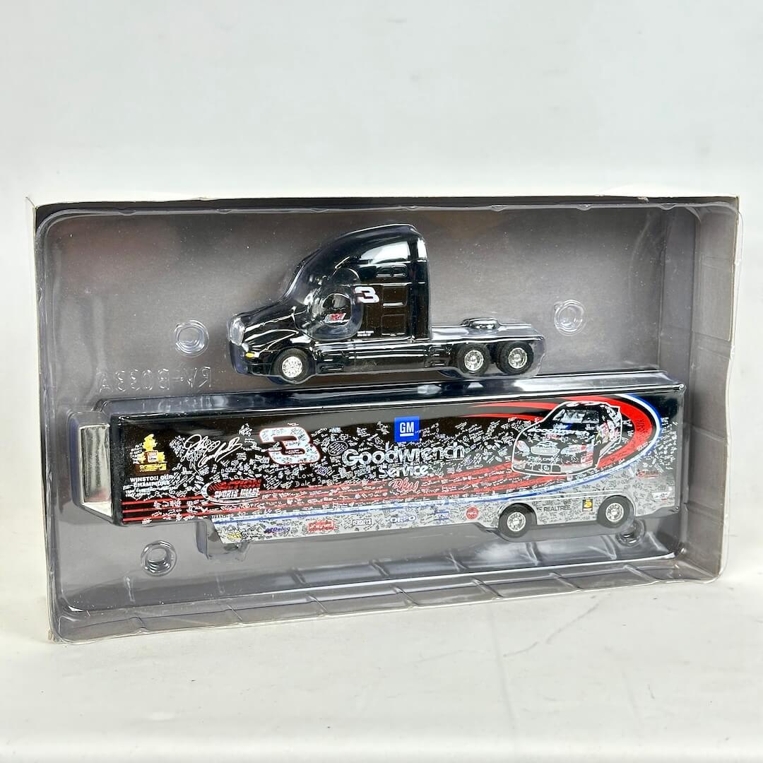 Model truck in packaging with 'Goodwrench' branding on a white background
