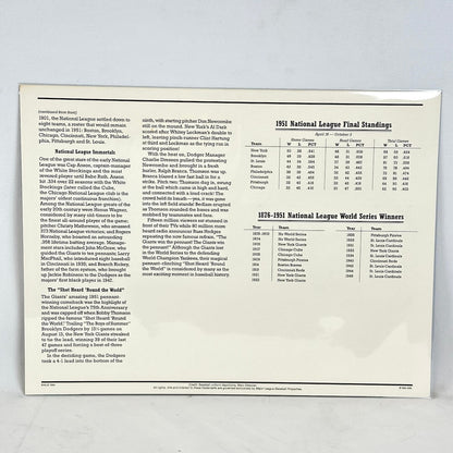 Vintage-style sports poster with text on a light gray background