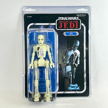 Star Wars Return of the Jedi 8D8 action figure in its original blister card packaging, featuring the cream-colored droid figure.
