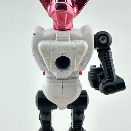 Close-up of back of action figure to show COO and copyright information embossed into back. 