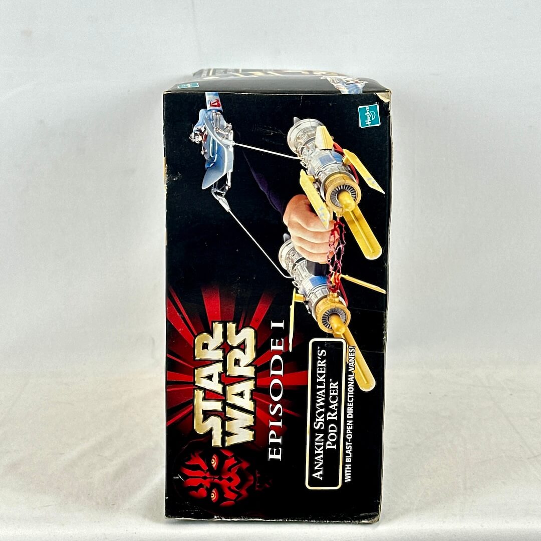 Star Wars Episode I Anakin Skywalker's Pod Racer toy packaging on a white background