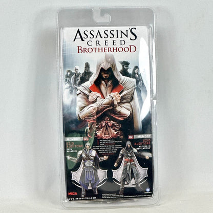 Assassin's Creed Brotherhood action figure packaging on a white background