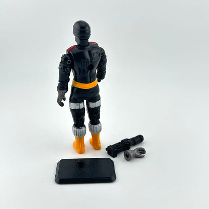 Toy figure with accessories on a white background