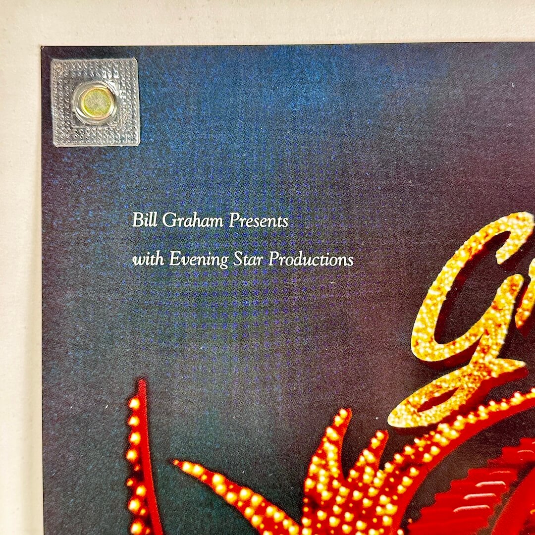 Top left corner of poster in mint condition. 