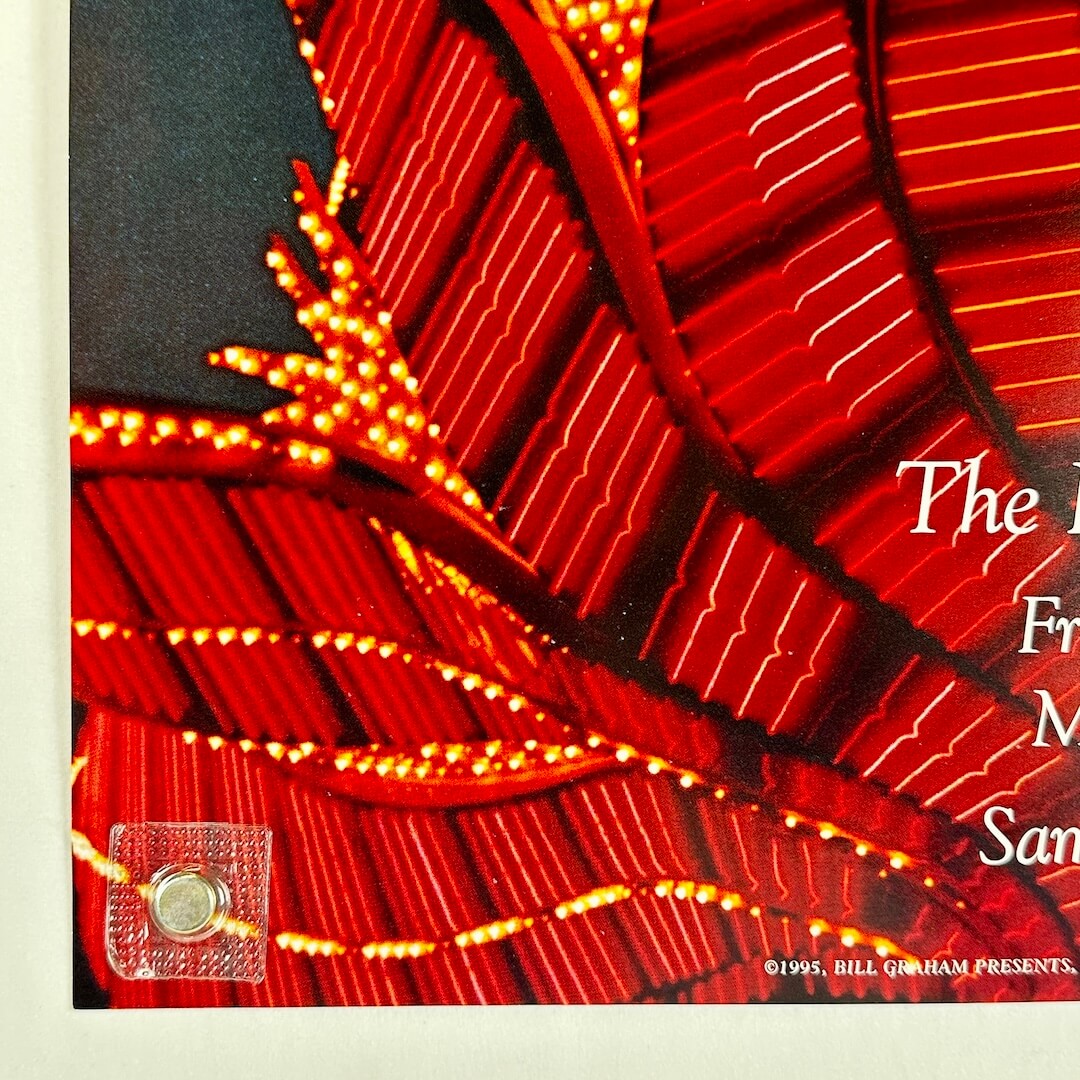 Bottom left corner of poster in mint condition. 