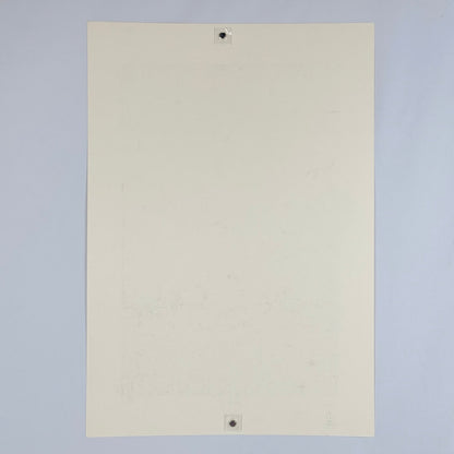 Backside of poster to show condition.