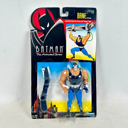 Action figure of Bane from 'Batman: The Animated Series' in packaging on a white background